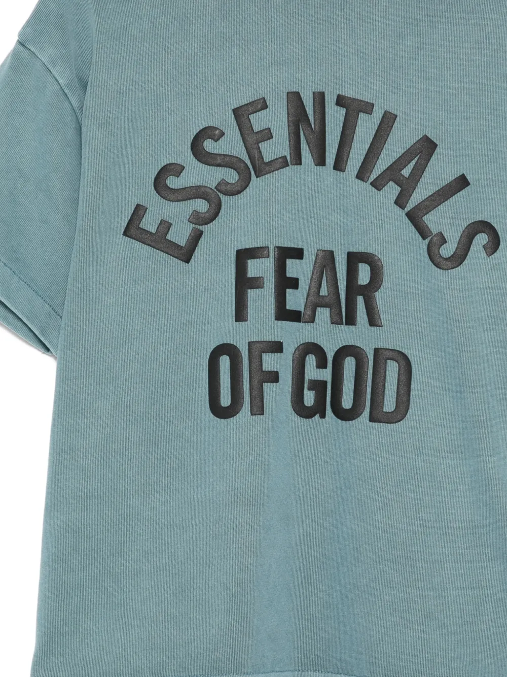 FEAR OF GOD ESSENTIALS KIDS T-shirt met logoprint Blauw