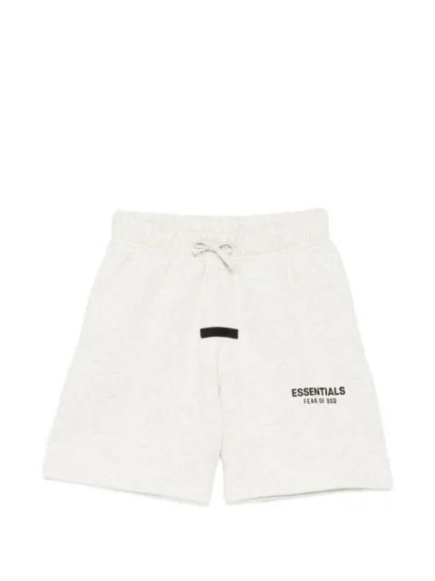 FEAR OF GOD ESSENTIALS KIDS logo-print track shorts