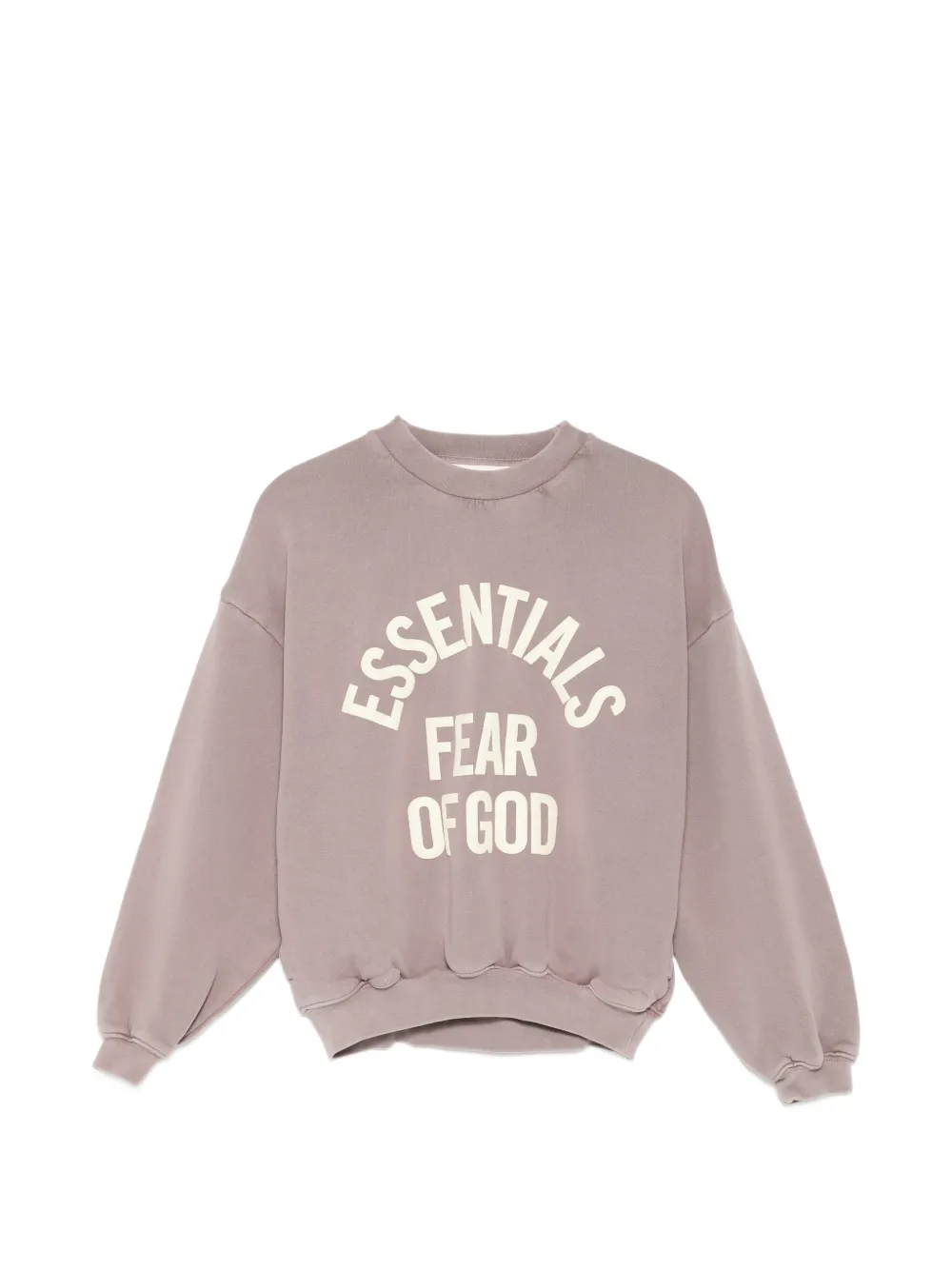 FEAR OF GOD ESSENTIALS KIDS logo-print long sleeve sweatshirt - Viola