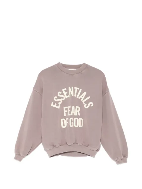 FEAR OF GOD ESSENTIALS KIDS langærmet sweatshirt med logotryk