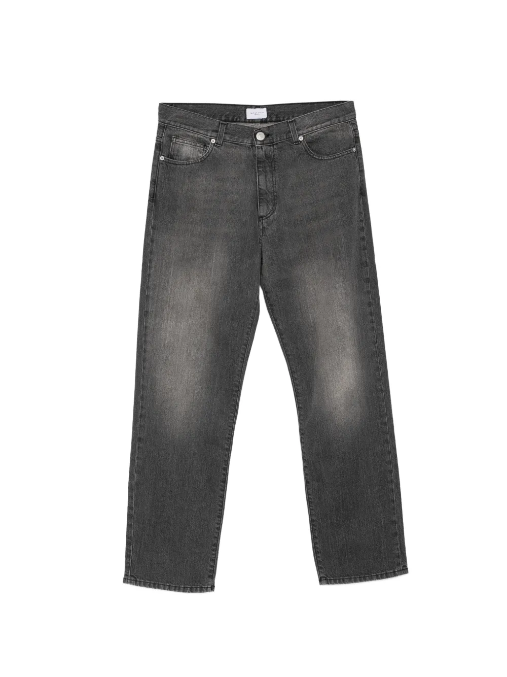 Family First wash tapered jeans - Nero