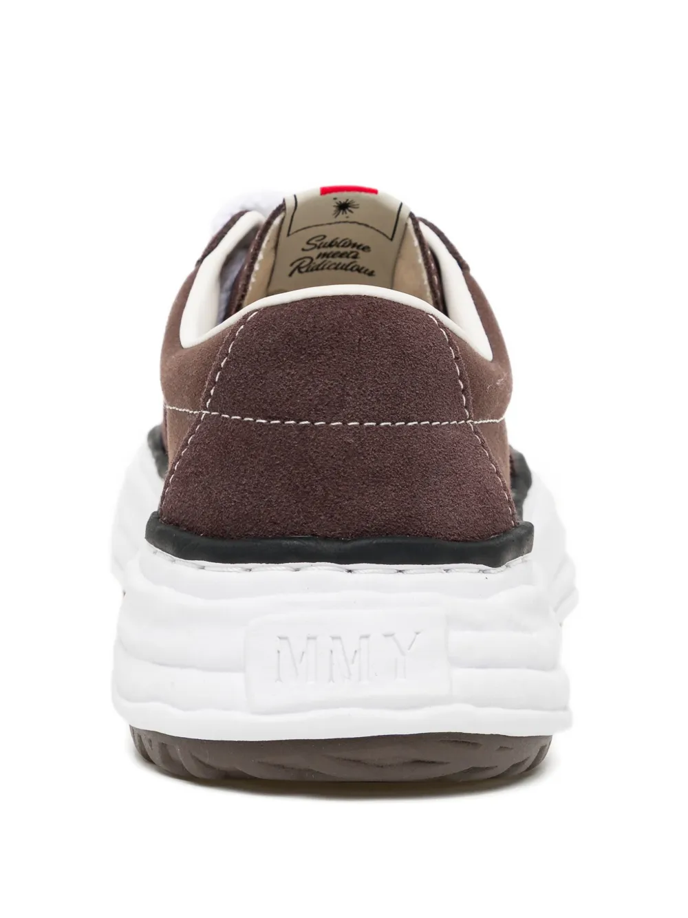 Maison MIHARA YASUHIRO Sneakers met veters Bruin
