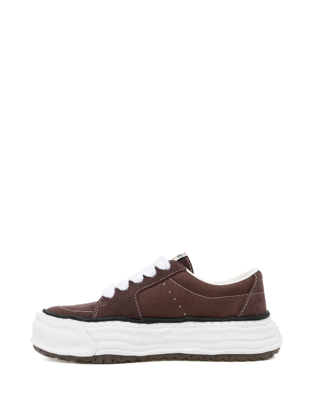 Maison MIHARA YASUHIRO Sneakers met veters Bruin