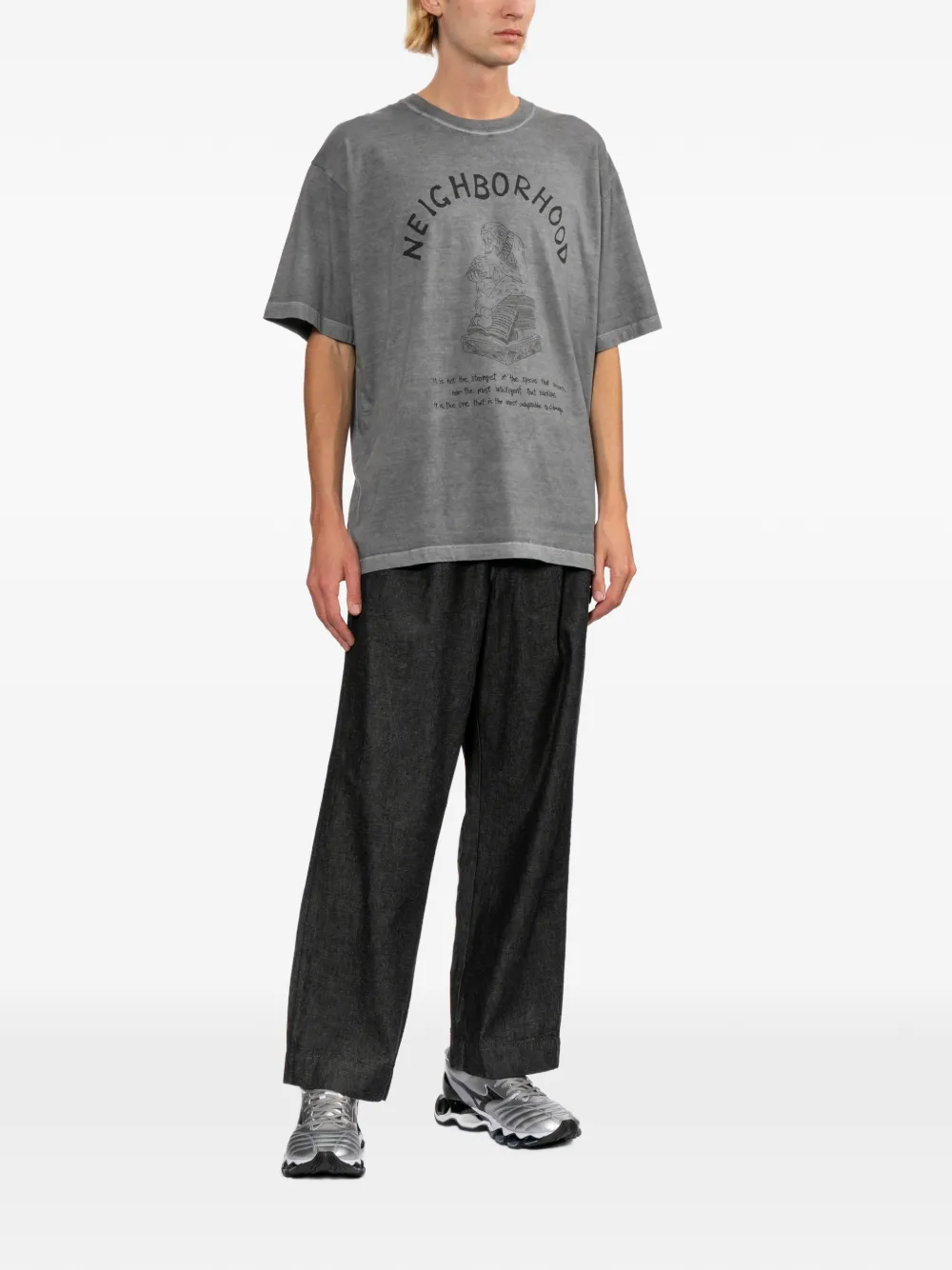 Neighborhood Denim broek Zwart