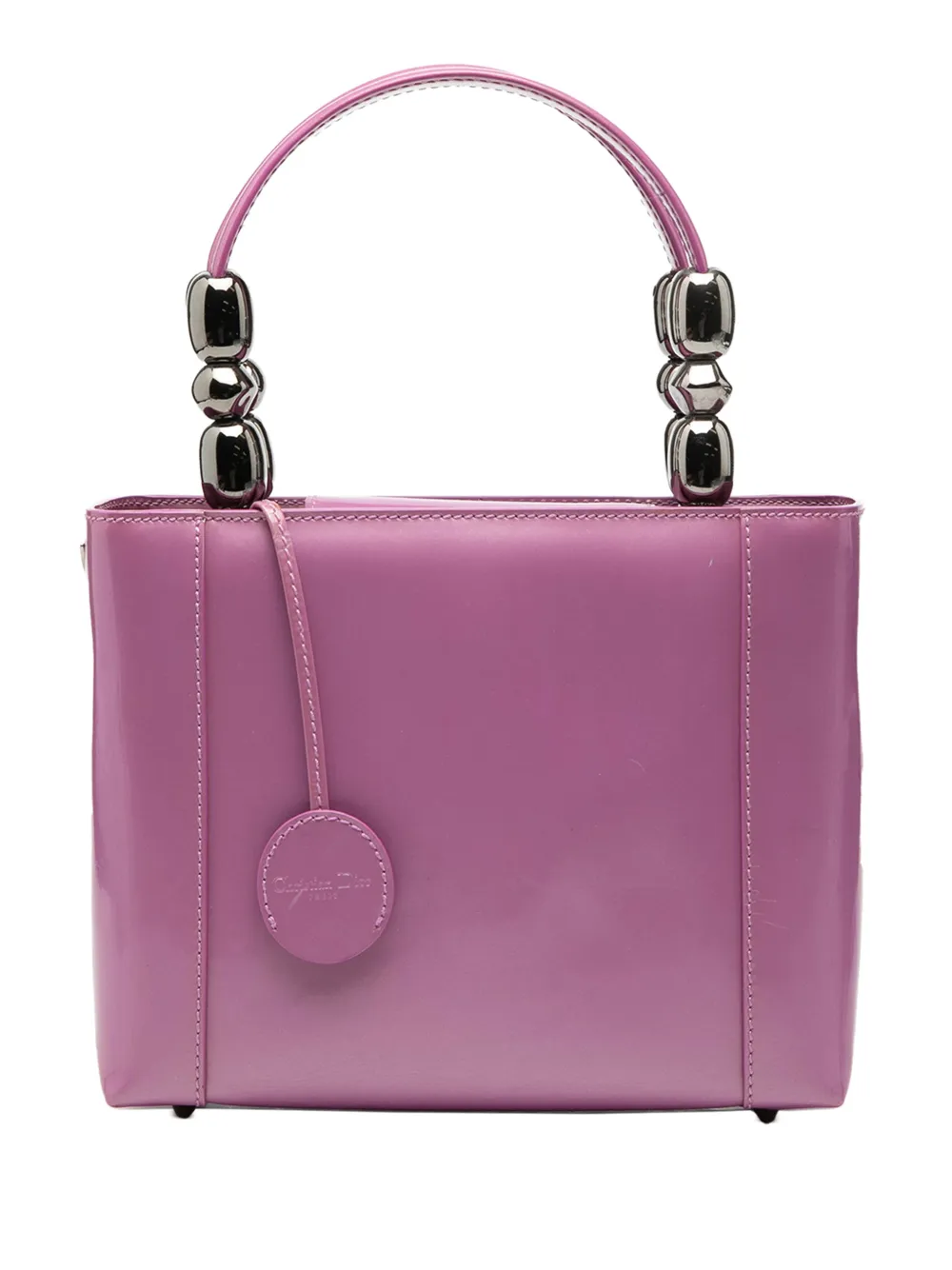 Christian Dior Pre-Owned 2000 Patent Malice Pearl satchel - Viola