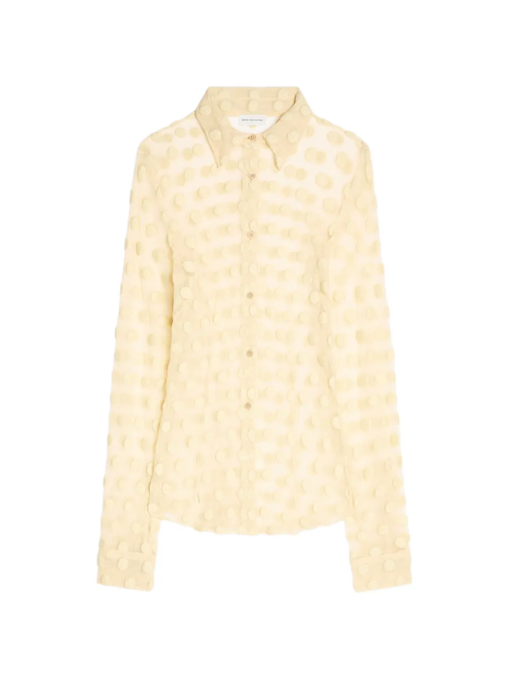 DRIES VAN NOTEN Camicia aderente - Toni neutri