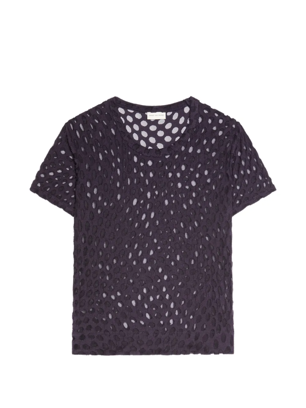 DRIES VAN NOTEN T-shirt a pois - Viola