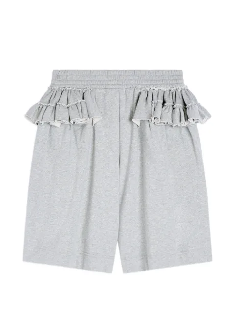 DRIES VAN NOTEN ruffled loose shorts