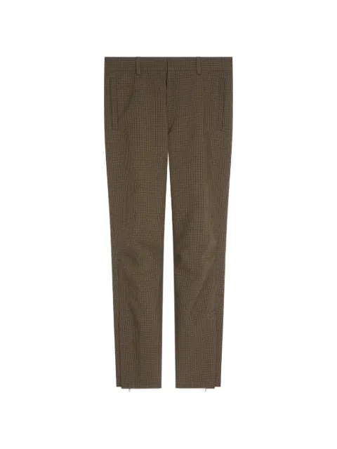 DRIES VAN NOTEN gingham trousers