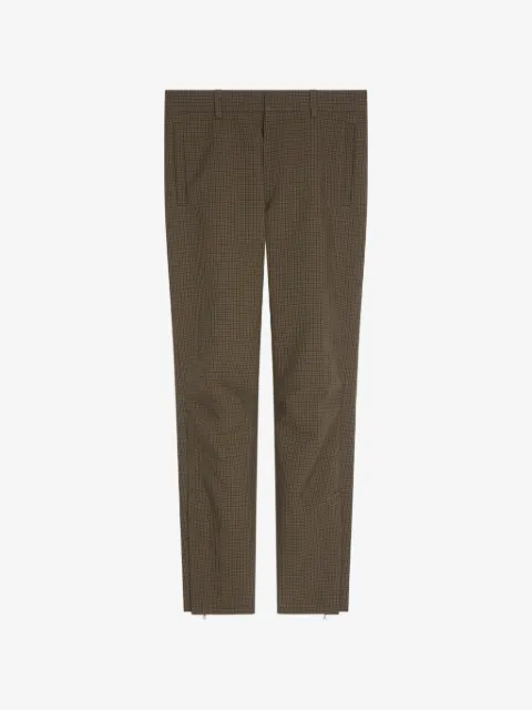 DRIES VAN NOTEN gingham trousers