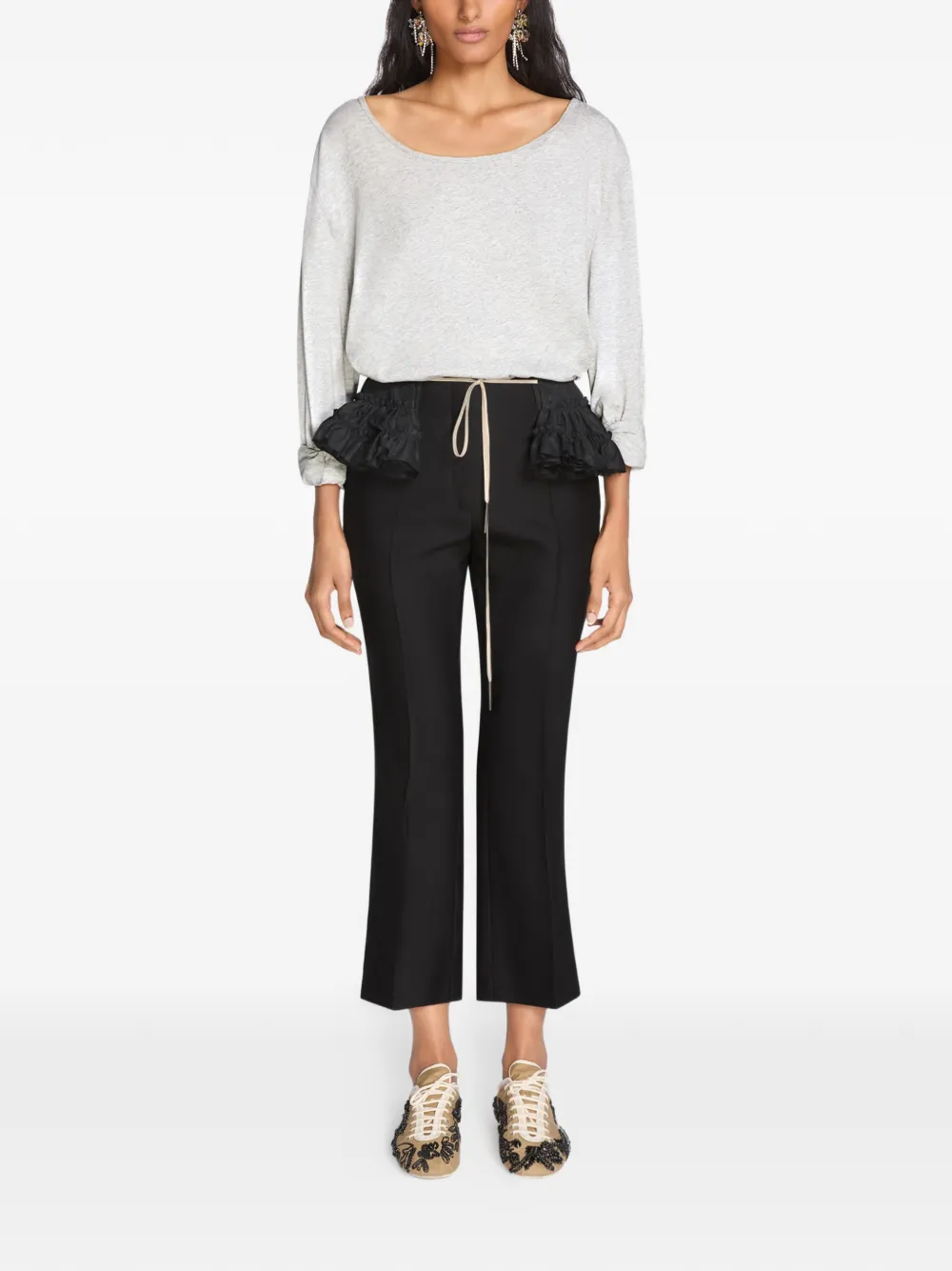 DRIES VAN NOTEN T-shirt met lange mouwen Grijs
