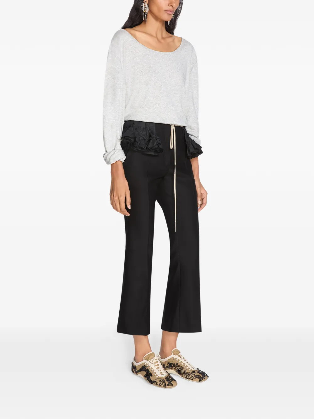 DRIES VAN NOTEN T-shirt met lange mouwen Grijs
