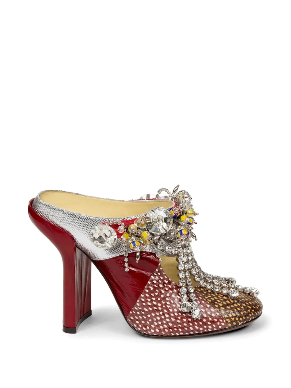 DRIES VAN NOTEN Mules con decorazione - Toni neutri