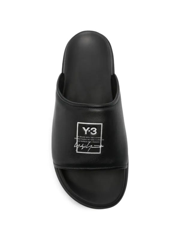 Y-3 ロゴ サンダル | ブラック | FARFETCH JP