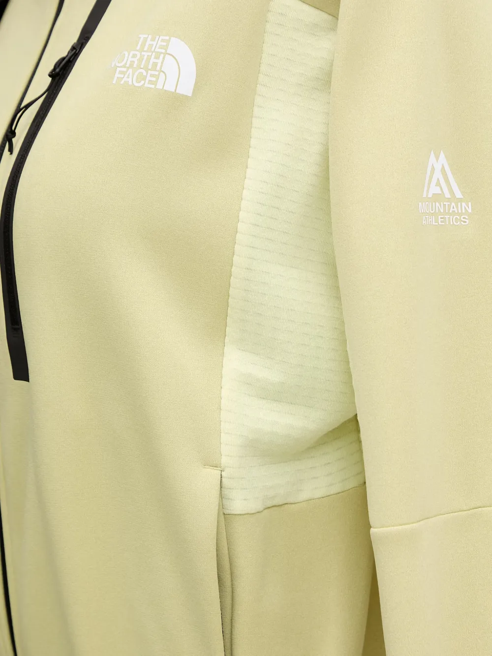 The North Face Hoodie met rits Geel