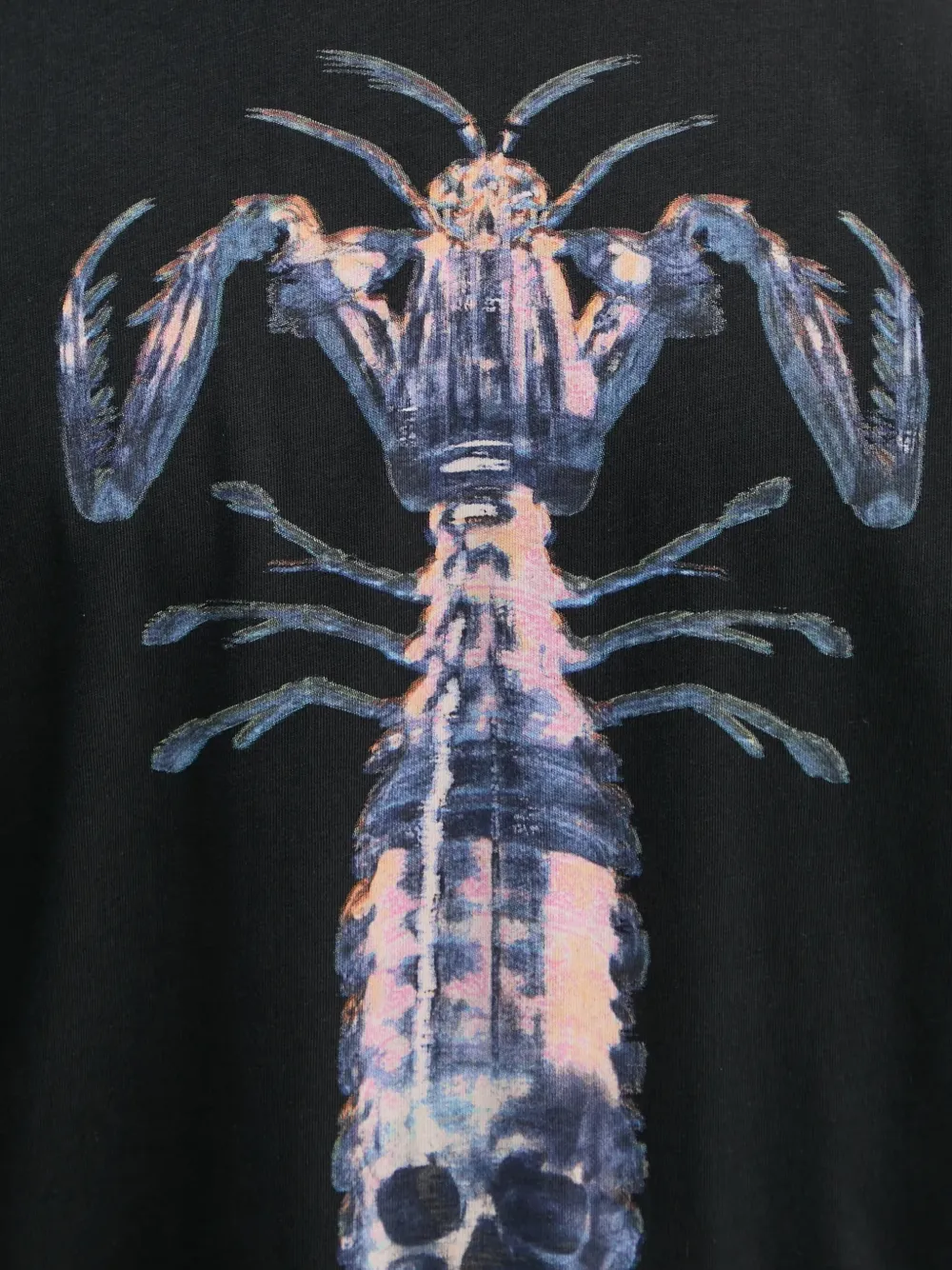 PS Paul Smith lobster print T-shirt Zwart