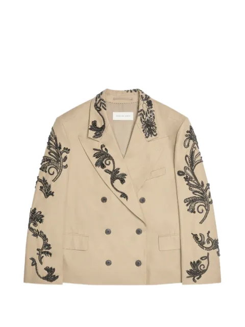 DRIES VAN NOTEN blazer con detalles bordados
