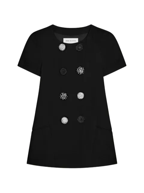 DRIES VAN NOTEN blazer en jacquard manga corta