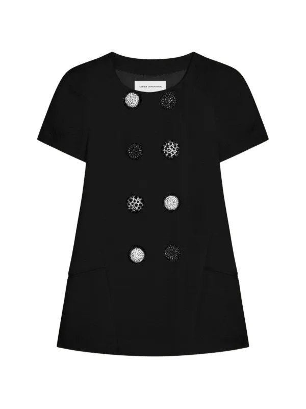DRIES VAN NOTEN ショートスリーブ ジャケット | ブラック | FARFETCH JP