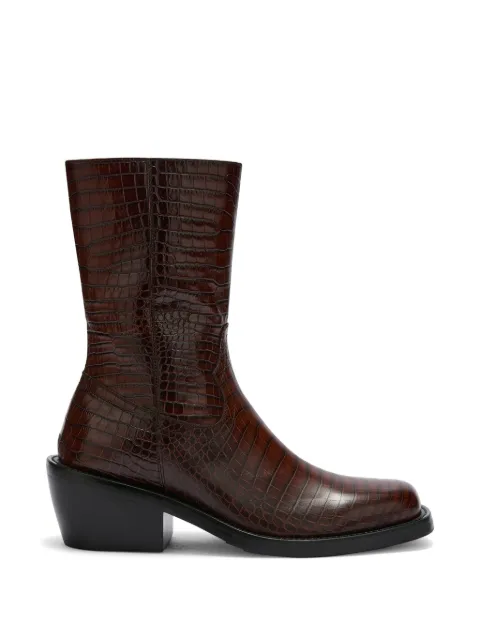 DRIES VAN NOTEN ботинки на молнии