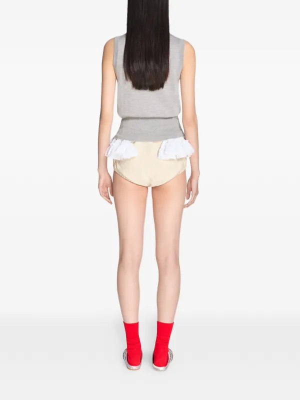 DRIES VAN NOTEN Embroidered Vest | Grey | FARFETCH