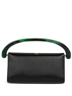 DRIES VAN NOTEN レザー ハンドバッグ | ブラック | FARFETCH JP