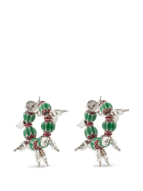 DRIES VAN NOTEN beaded earrings