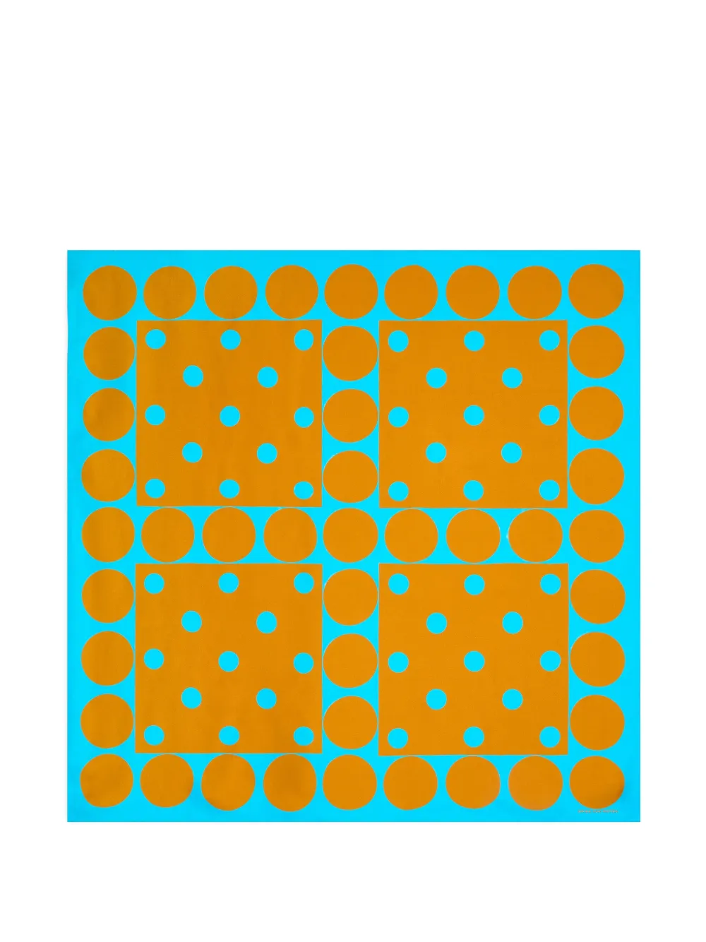 DRIES VAN NOTEN Foulard a pois - Blu