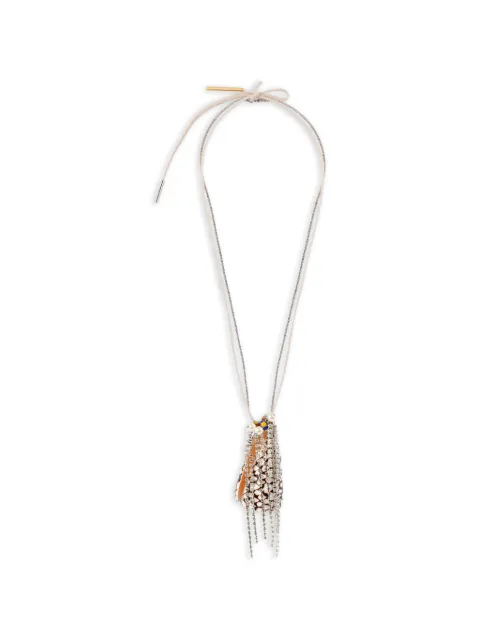 DRIES VAN NOTEN embellished pendant necklace