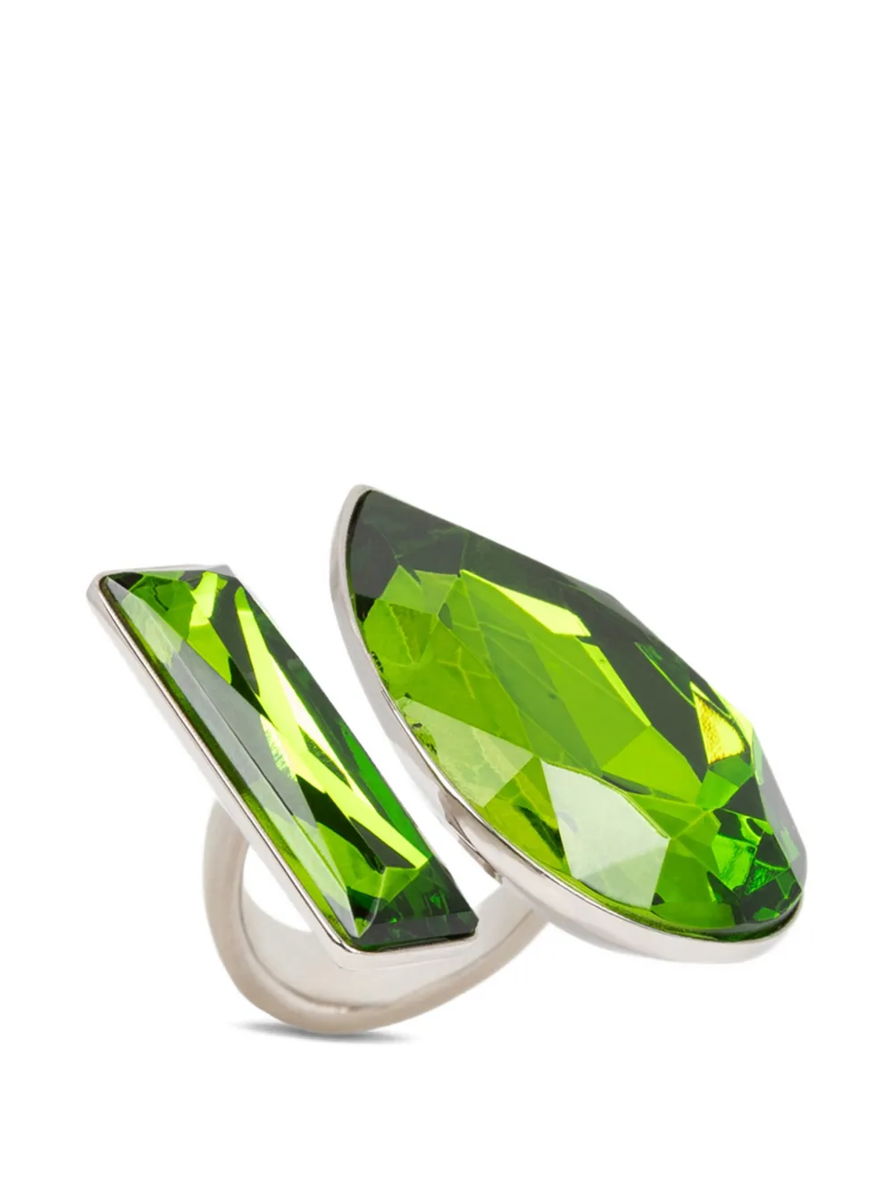 DRIES VAN NOTEN Anello con gemme - Argento