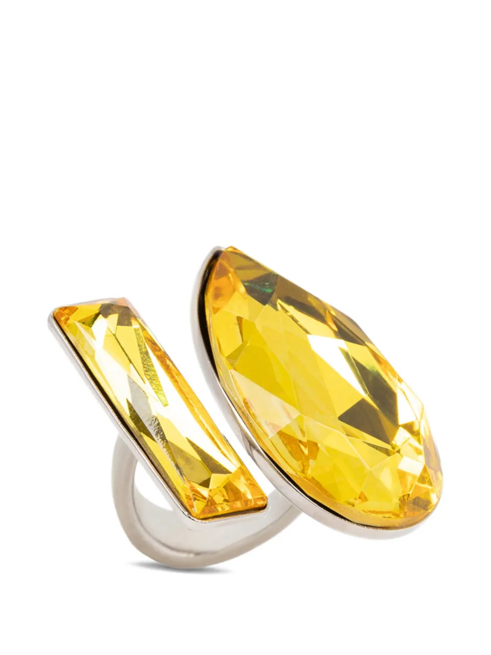DRIES VAN NOTEN Anello con gemme - Argento