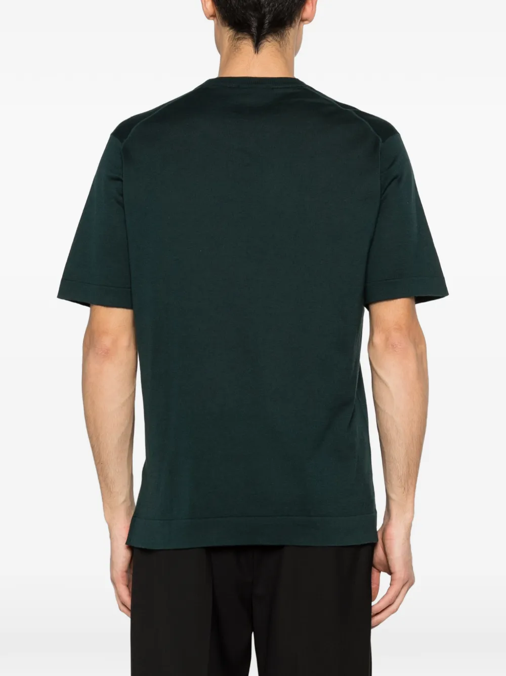 John Smedley Lorca T-shirt Groen