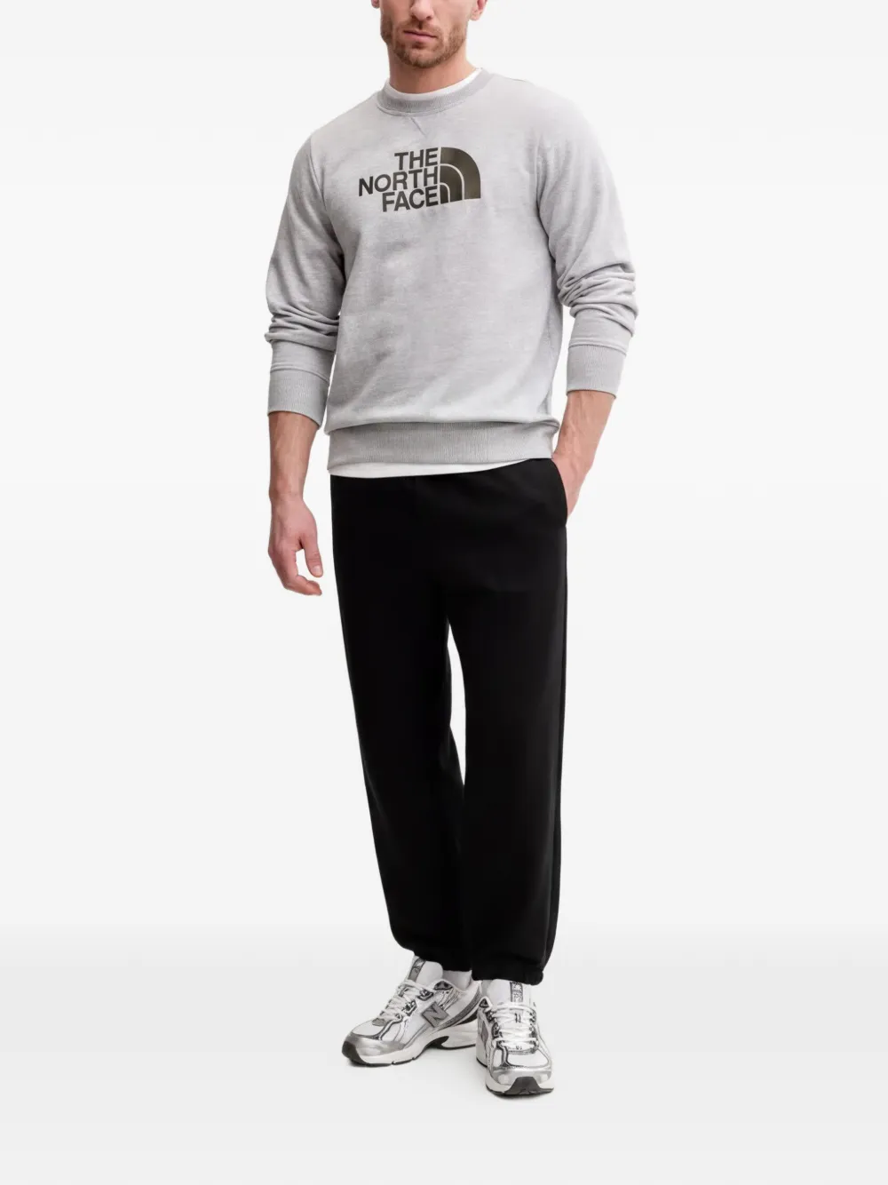 The North Face Sweater met logoprint Grijs