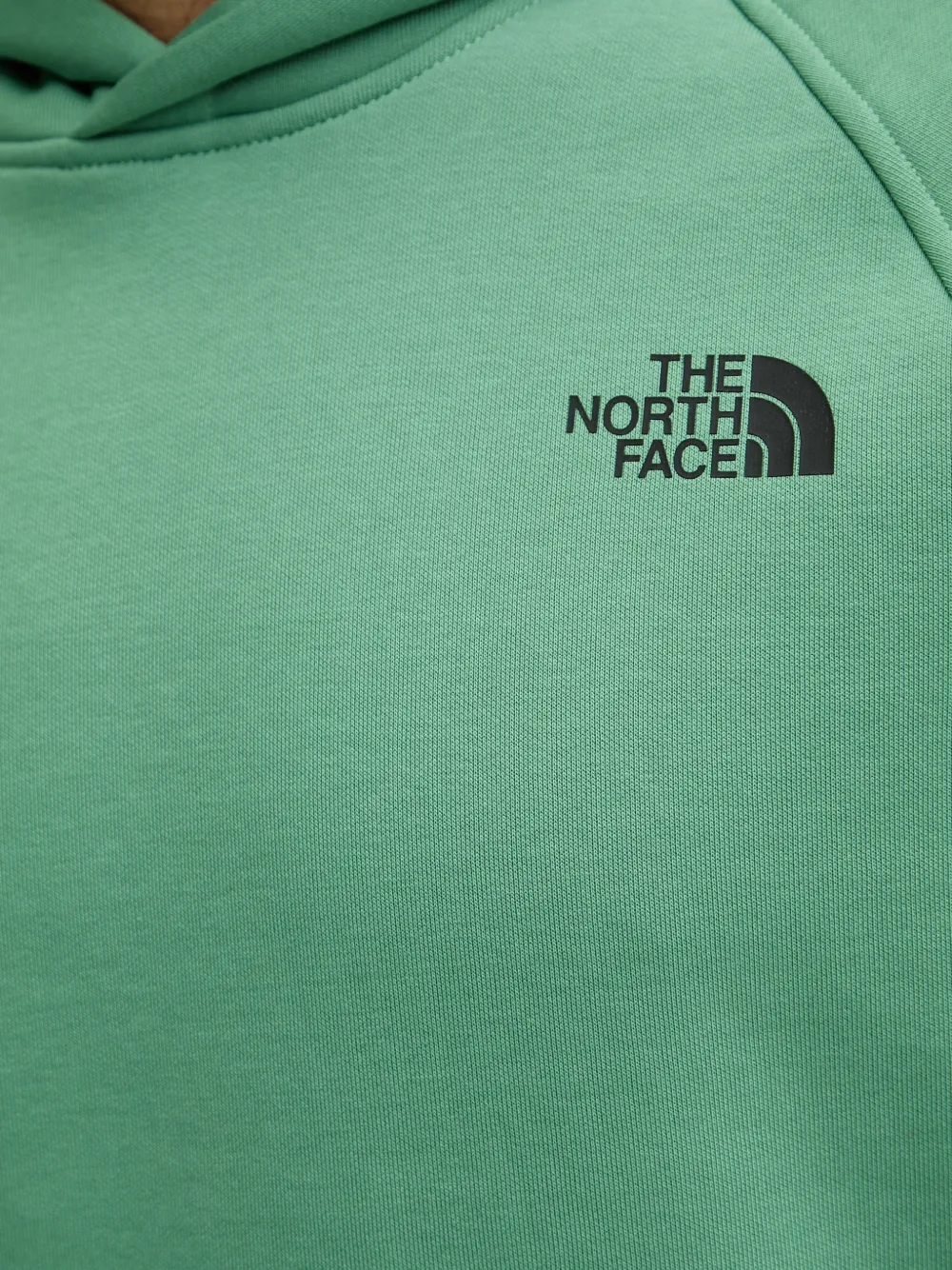 The North Face Hoodie met logoprint Groen