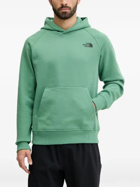 The North Face logo-print raglan-sleeve hoodie