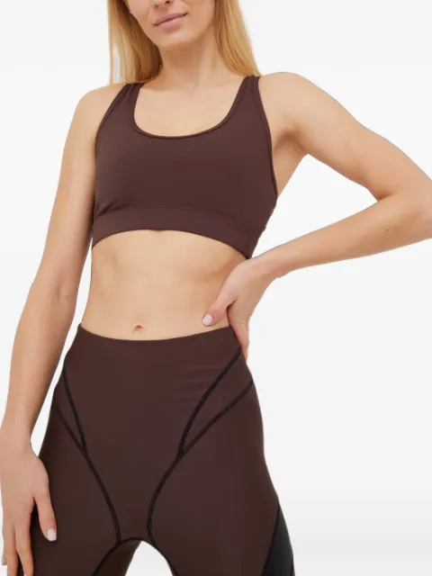 P.E Nation Rudimental scoop-neck racerback sports bra