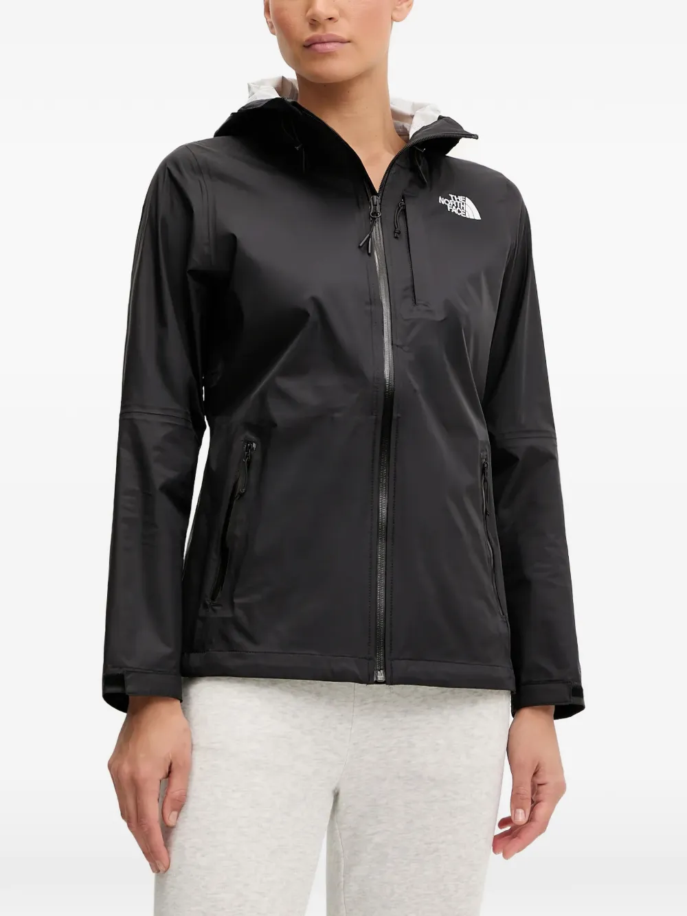 The North Face hooded zip-fastening jacket - Black