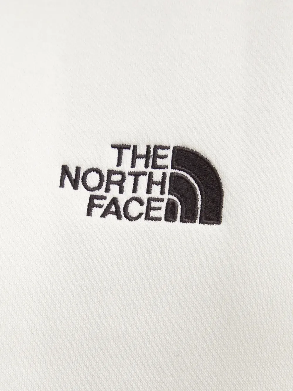 The North Face Essential Crew sweater met logo Beige