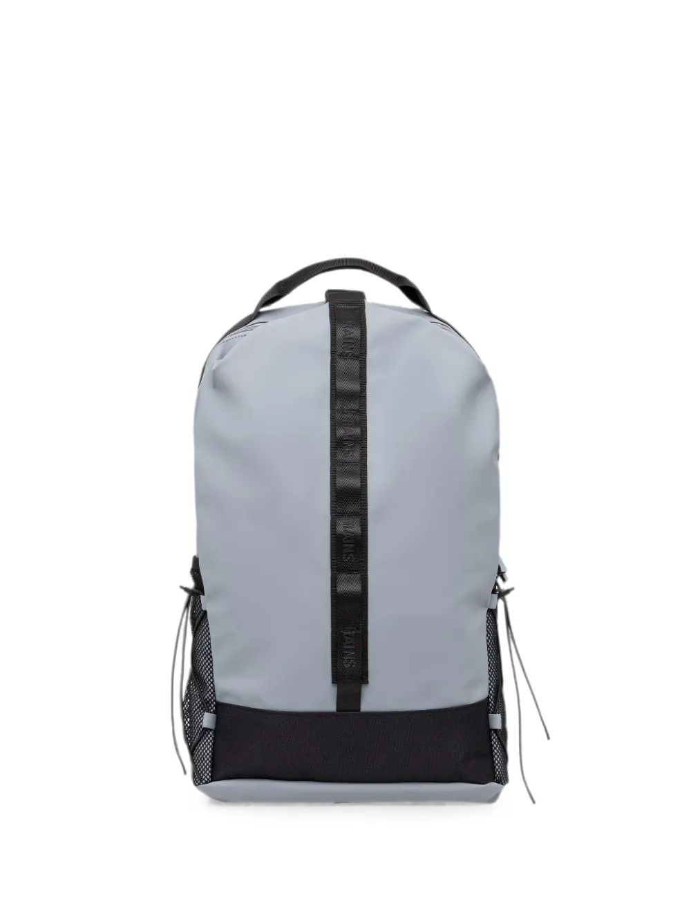 Rains logo-tape mesh-panel backpack - Grigio