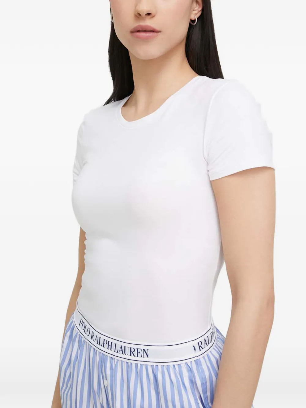 Polo Ralph Lauren Gestreepte pyjama Wit