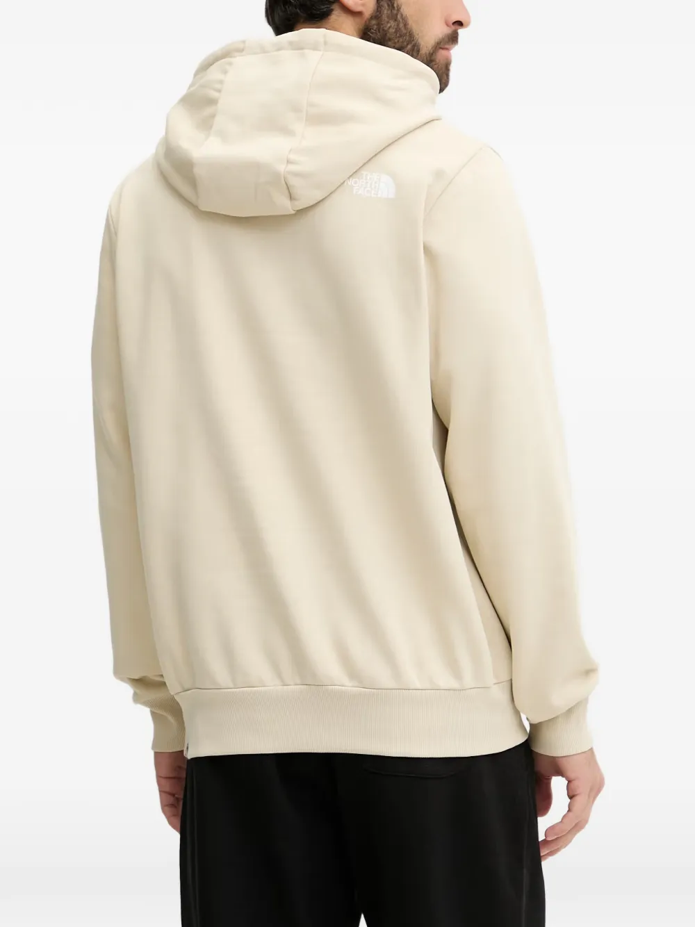 The North Face hooded pocket hoodie Beige