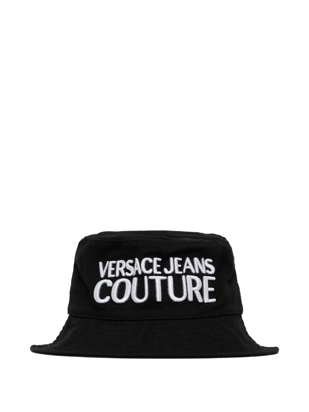 Versace Jeans Couture logo-embroidered bucket hat - Nero