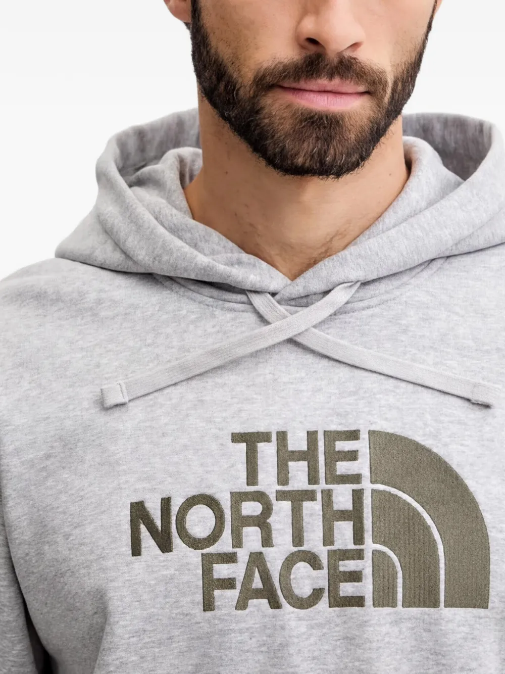 The North Face Hoodie met logoprint Grijs
