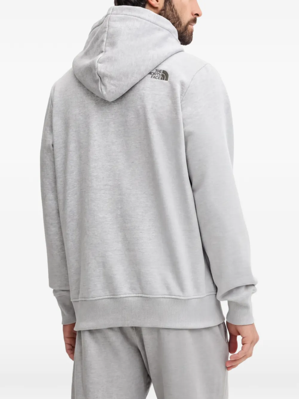 The North Face Hoodie met logoprint Grijs