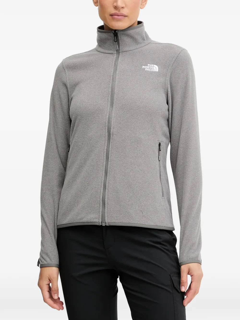The North Face zip high-neck sweatshirt - Grau