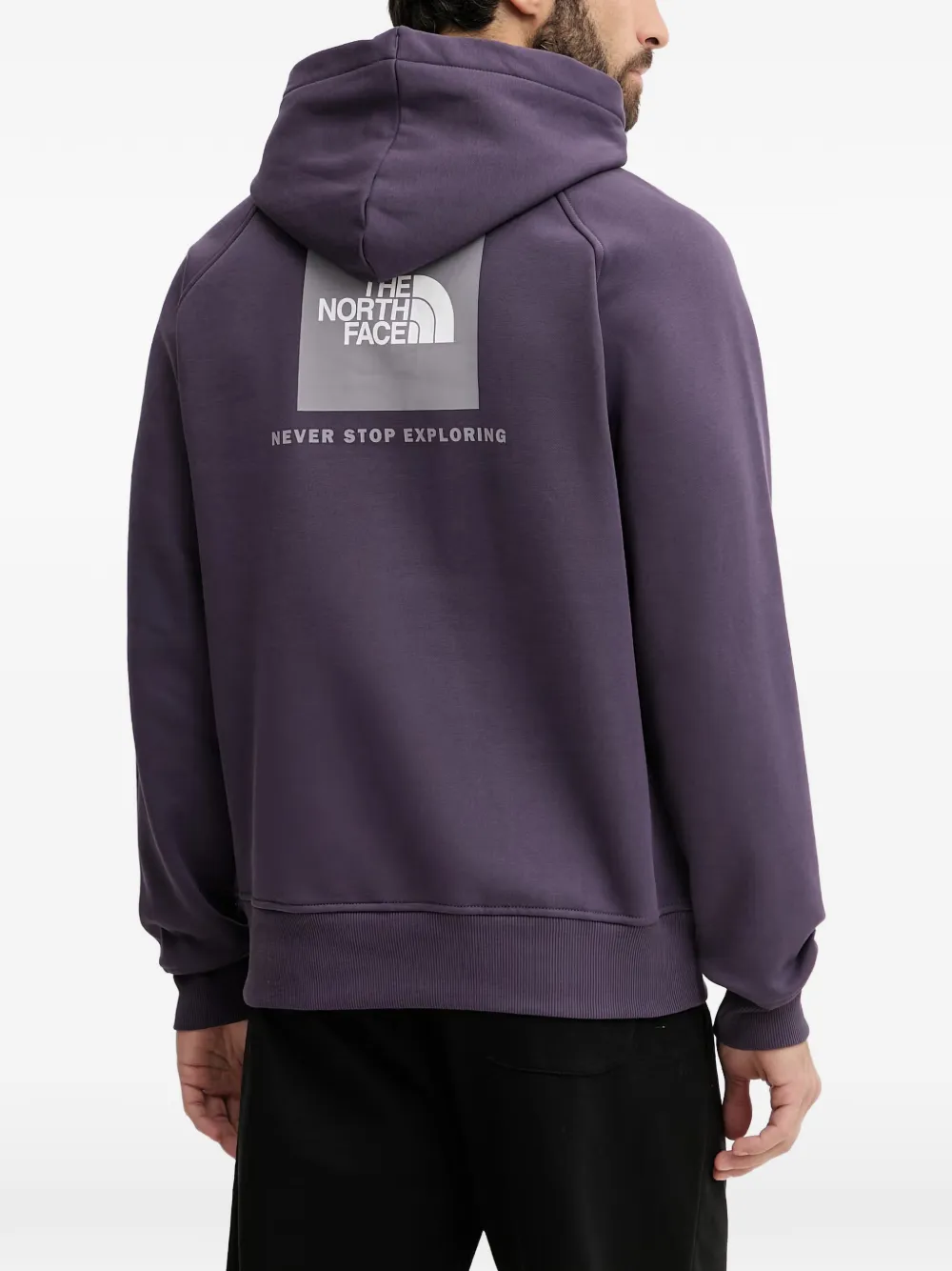 The North Face Raglan NSE Box hoodie Paars