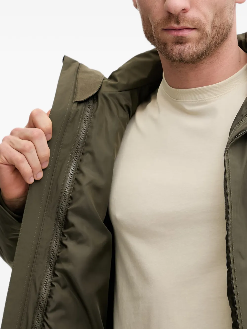 The North Face Carto Mono Triclimate 3-in-1 jack met capuchon Groen