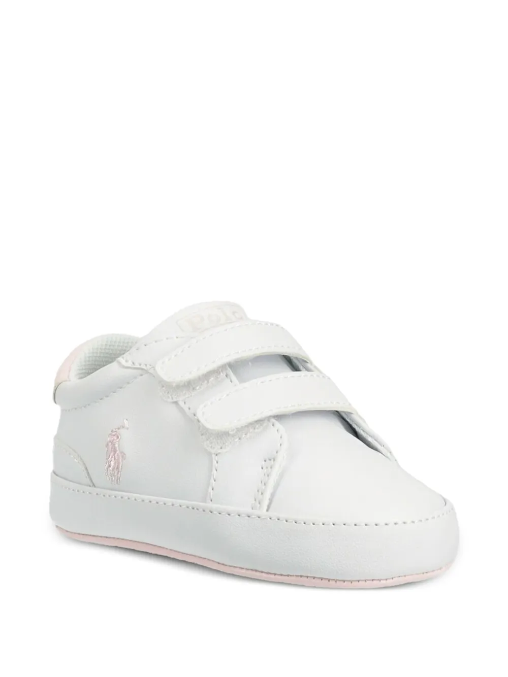 POLO RALPH LAUREN KIDS touch-strap sneakers - Weiß