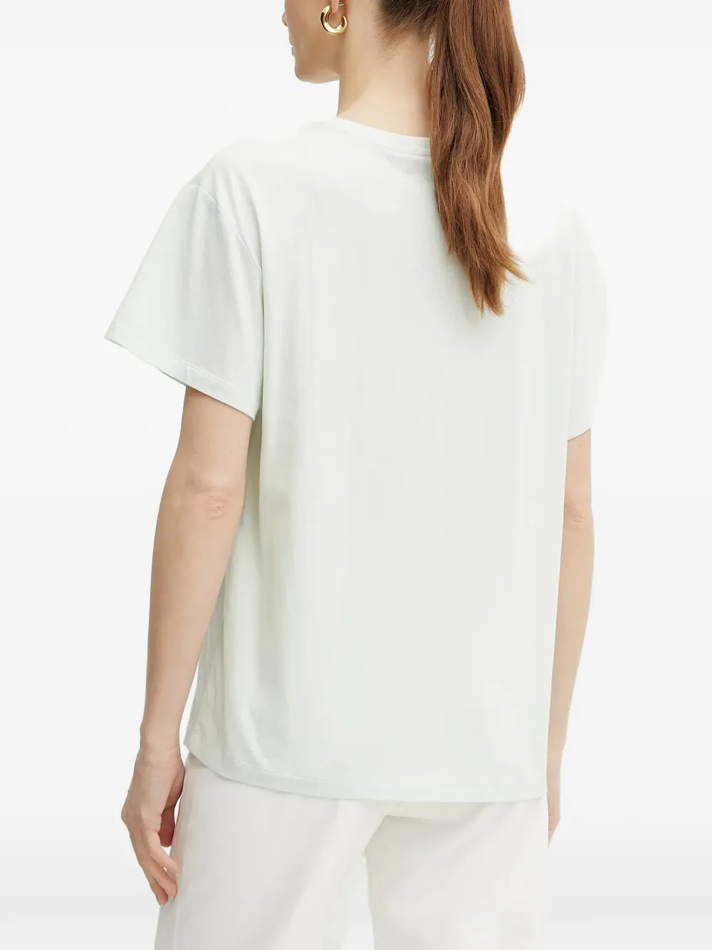 TWINSET logo-embellishment T-shirt Wit