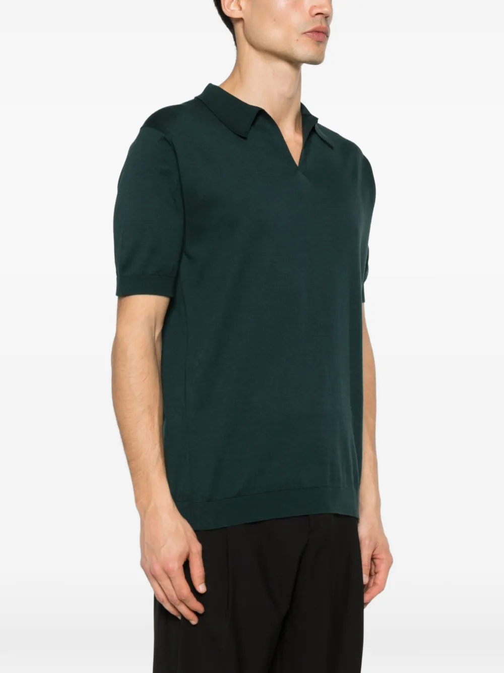 John Smedley Noah ポロカラーTシャツ | グリーン | FARFETCH JP